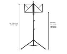 K&M 10065 Music Stand Black