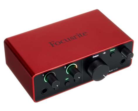 Focusrite Scarlett Solo Studio 4th Gen.