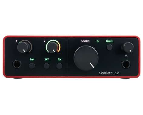 Focusrite Scarlett Solo Studio 4th Gen.