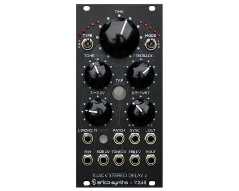 Erica Synths Black Stereo Delay2