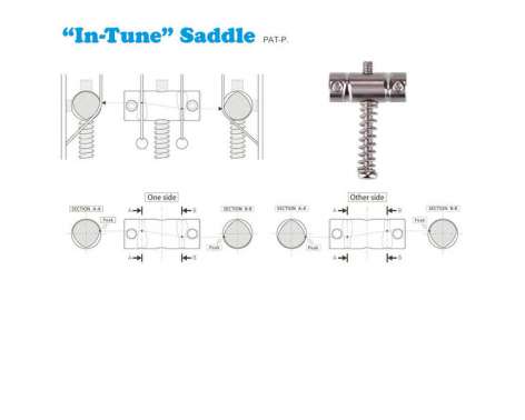 Gotoh In-Tune BS T-Style Saddles Set