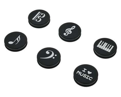 Music Sales Music Notes Magnets 6er Pack