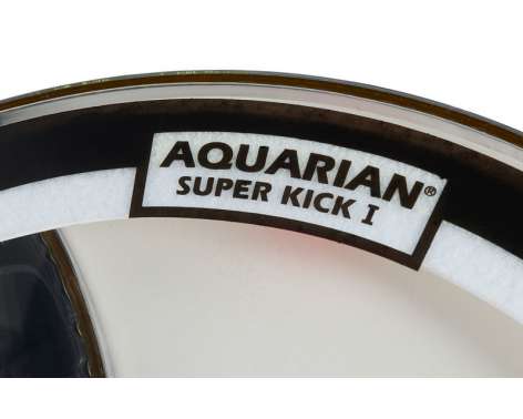 Aquarian 22" Super Kick Clear Bass Set