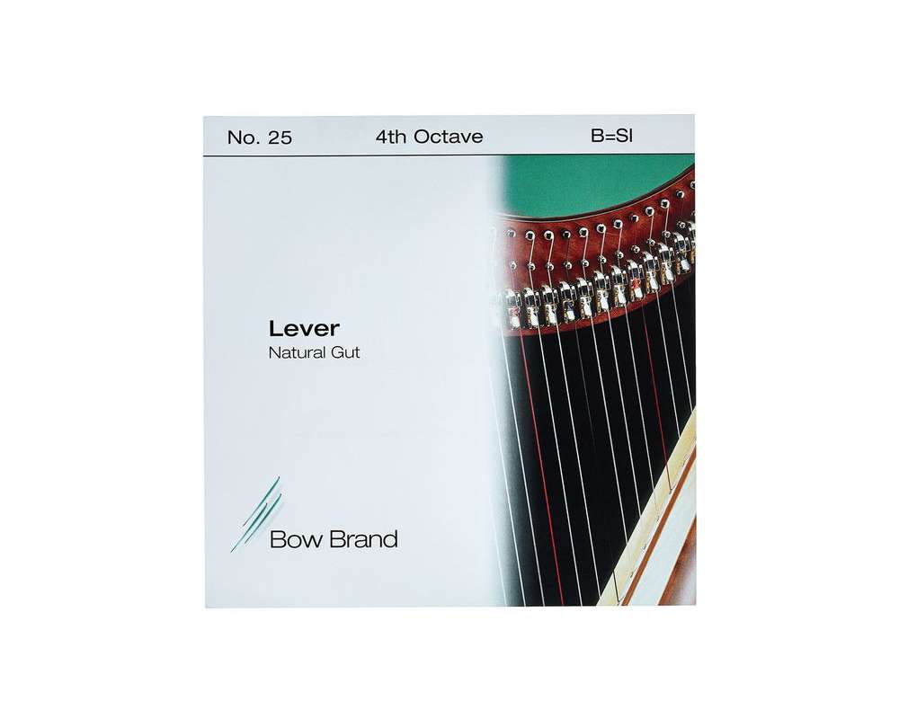 Bow Brand NG 4th B Gut Harp String No.25