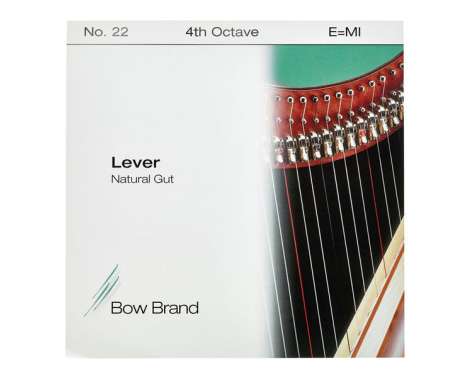 Bow Brand NG 4th E Gut Harp String No.22