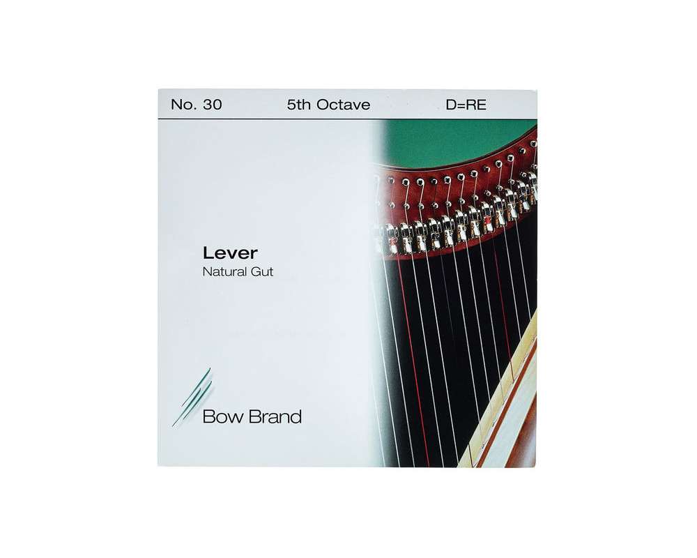 Bow Brand NG 5th D Gut Harp String No.30