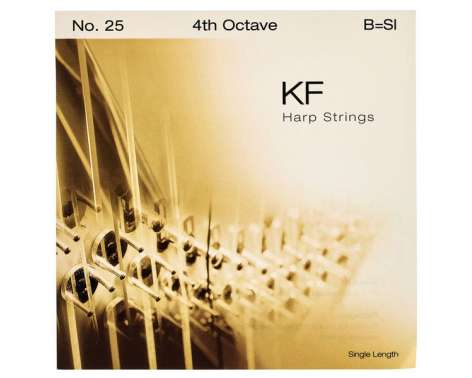 Bow Brand KF 4th B Harp String No.25