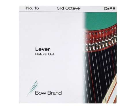 Bow Brand NG 3rd D Gut Harp String No.16