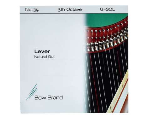 Bow Brand NG 5th G Gut Harp String No.34