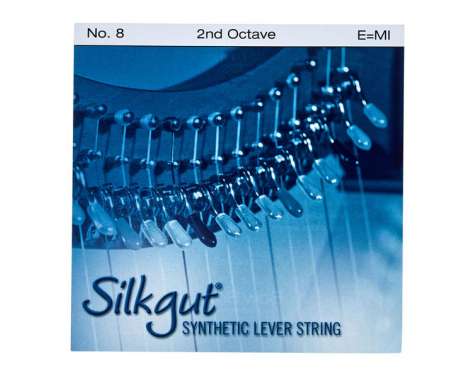 Bow Brand Silkgut 2nd E Harp String No.8