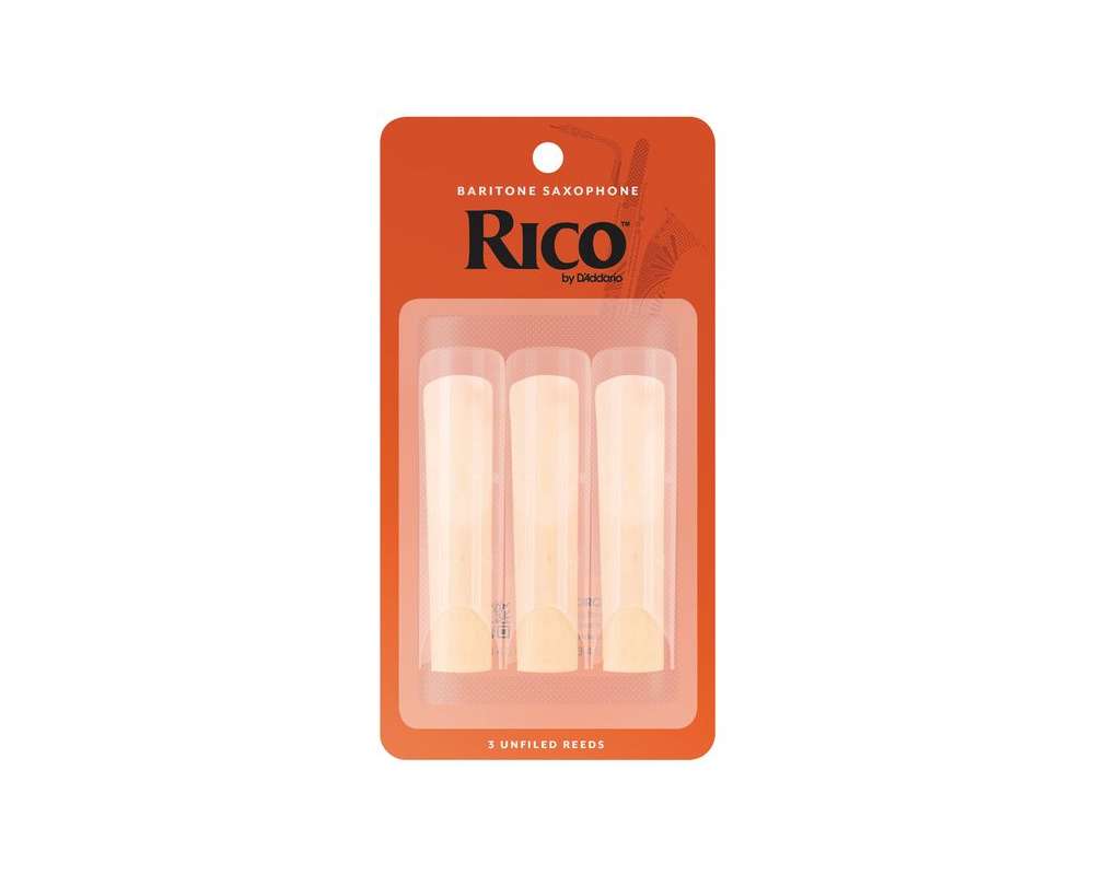 DAddario Woodwinds Rico Baritone Sax 3.0 3-Pack