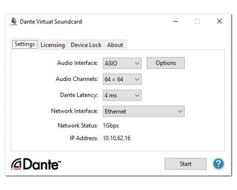 Dante Virtual Soundcard Transferable