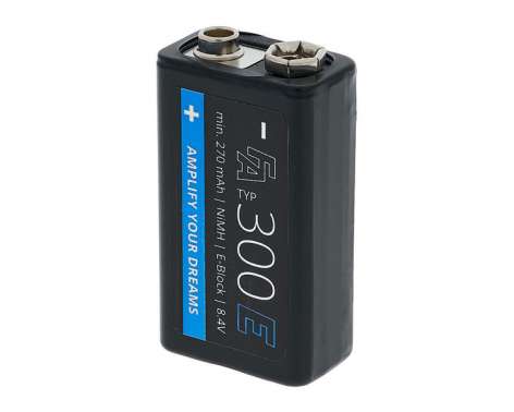 Fischer Amps 9V NIMH Accu - 300mAh