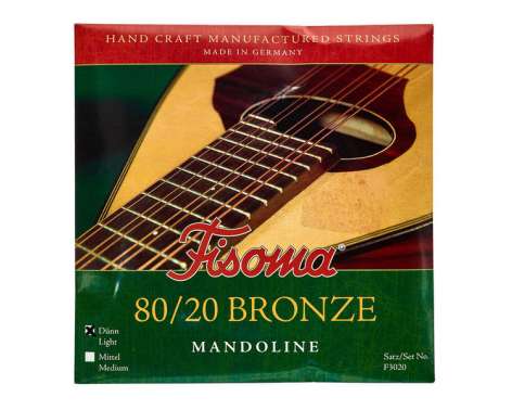 Fisoma F3020D Mandolin Strings 80/20