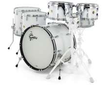 Gretsch Drums US Custom Rock Set White Glass