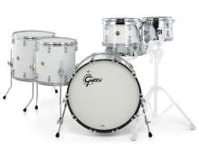 Gretsch Drums US Custom Rock Set White Glass