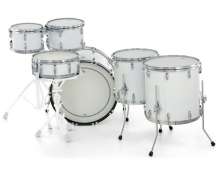 Gretsch Drums US Custom Rock Set White Glass