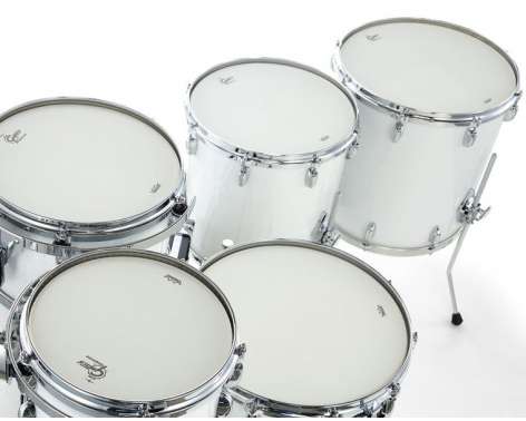 Gretsch Drums US Custom Rock Set White Glass