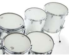 Gretsch Drums US Custom Rock Set White Glass