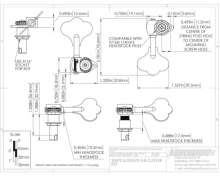 Hipshot HB6 C-3/8 Ultralight Tuner R