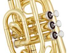 Jupiter JTR710 Pocket Trumpet Lacquer