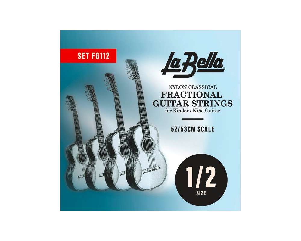 La Bella FG112 1/2 Guitar Nylon