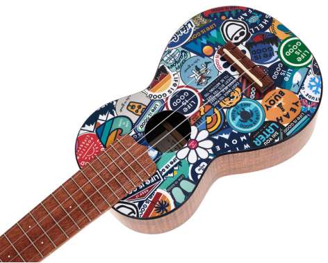 Martin Guitars 0XK Life Is Good Sporano Uke