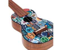 Martin Guitars 0XK Life Is Good Sporano Uke