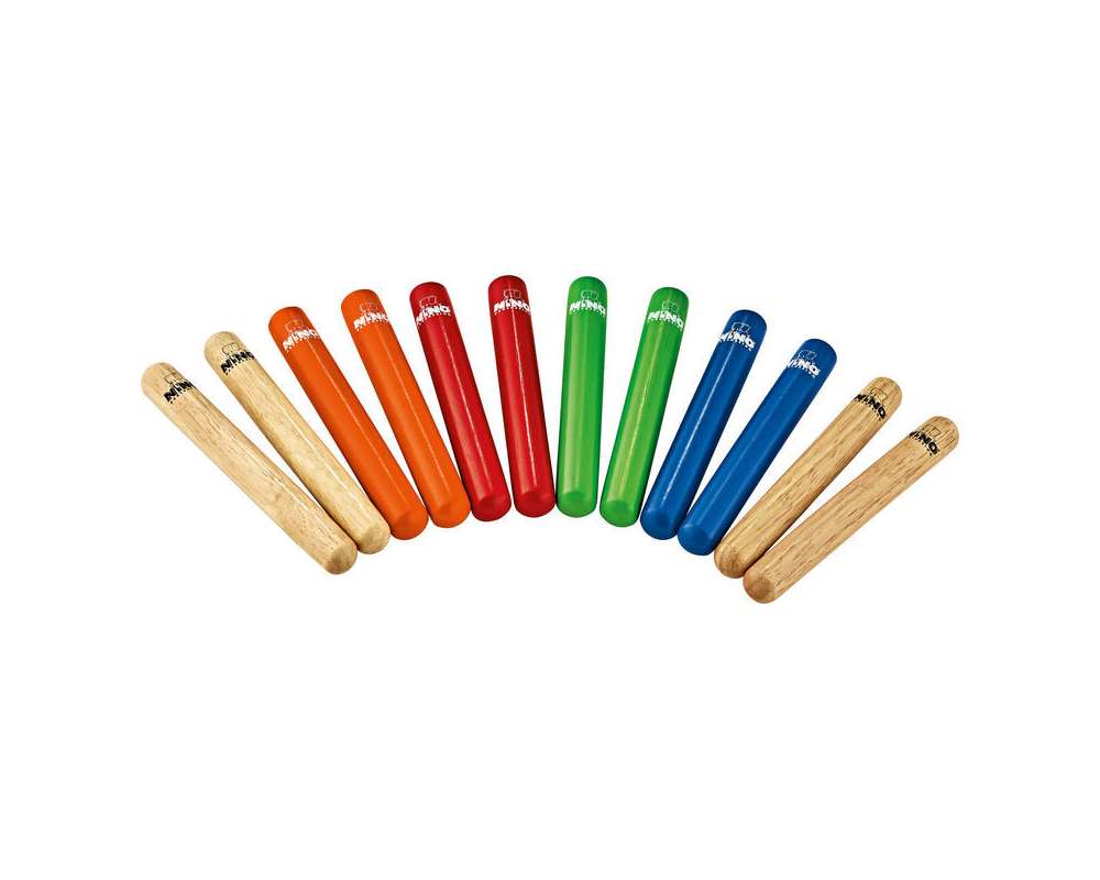 Nino Coloured Claves Set 6pc