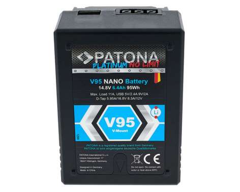 Patona Platinum V95 Nano Akku D-Tap