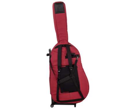 Petz Double Bass Bag w Trolley 4/4