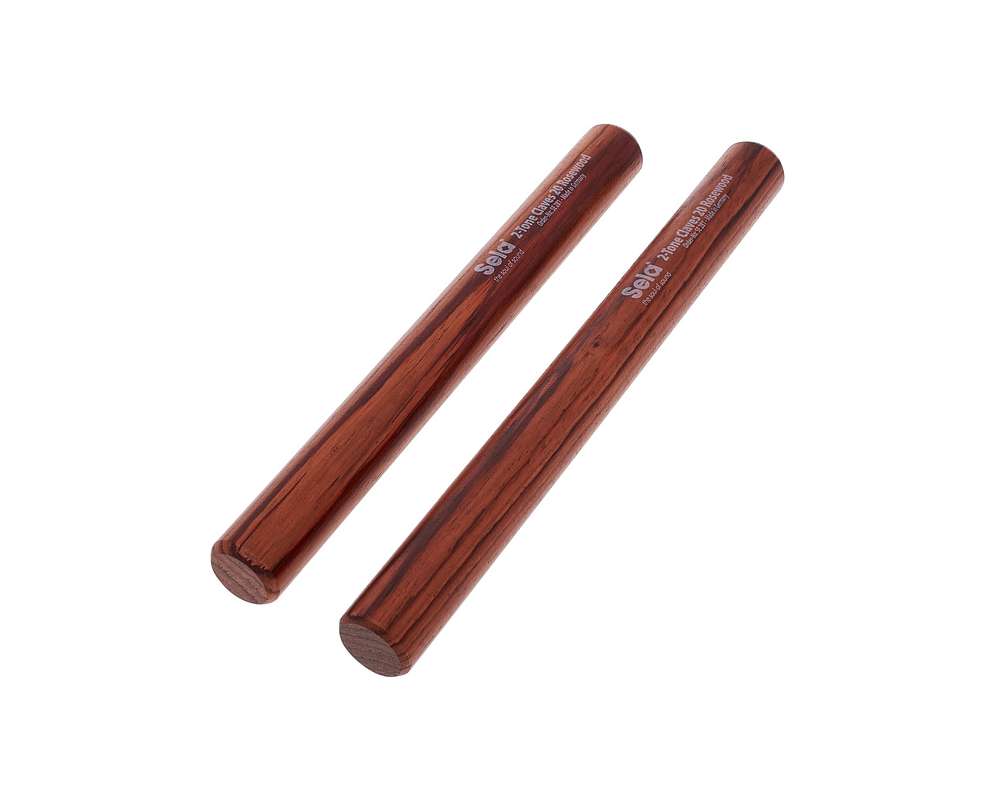 Sela 2-tone claves 20 Rosewood