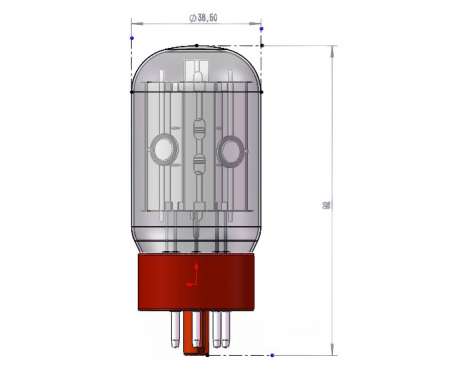 TAD RT814 Tubes 6L6WGC Quartett