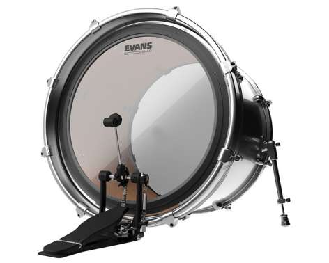 Evans 18" GMAD Clear Bass Drum