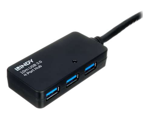 Lindy 4 Port USB 3.0 Hub 10 m