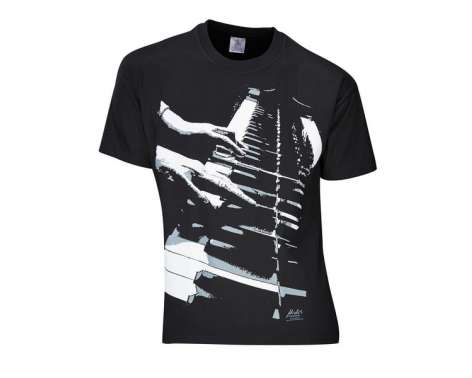 Rock You T-Shirt Piano Hands Lizenz L