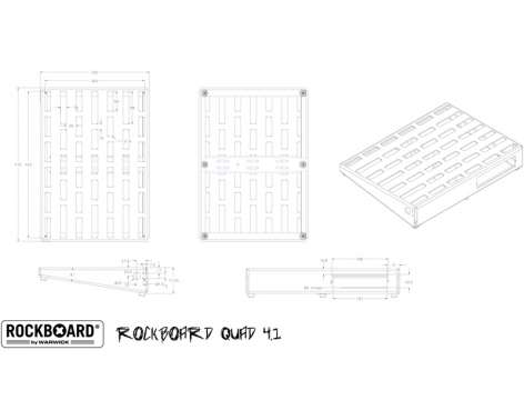 Rockboard QUAD 4.1 with Flight Case