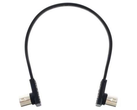 Rockboard Flat MIDI Cable 30cm Black