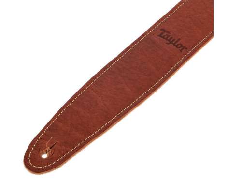 Taylor Suede Guitar Strap Med. Brown