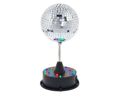 Eurolite LED Mirror Ball 13cm with Base