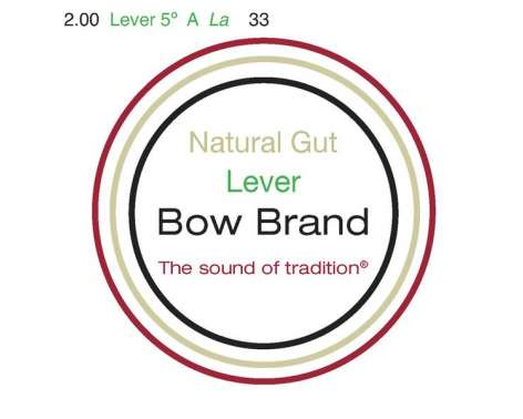 Bow Brand NG 5th A Gut Harp String No.33