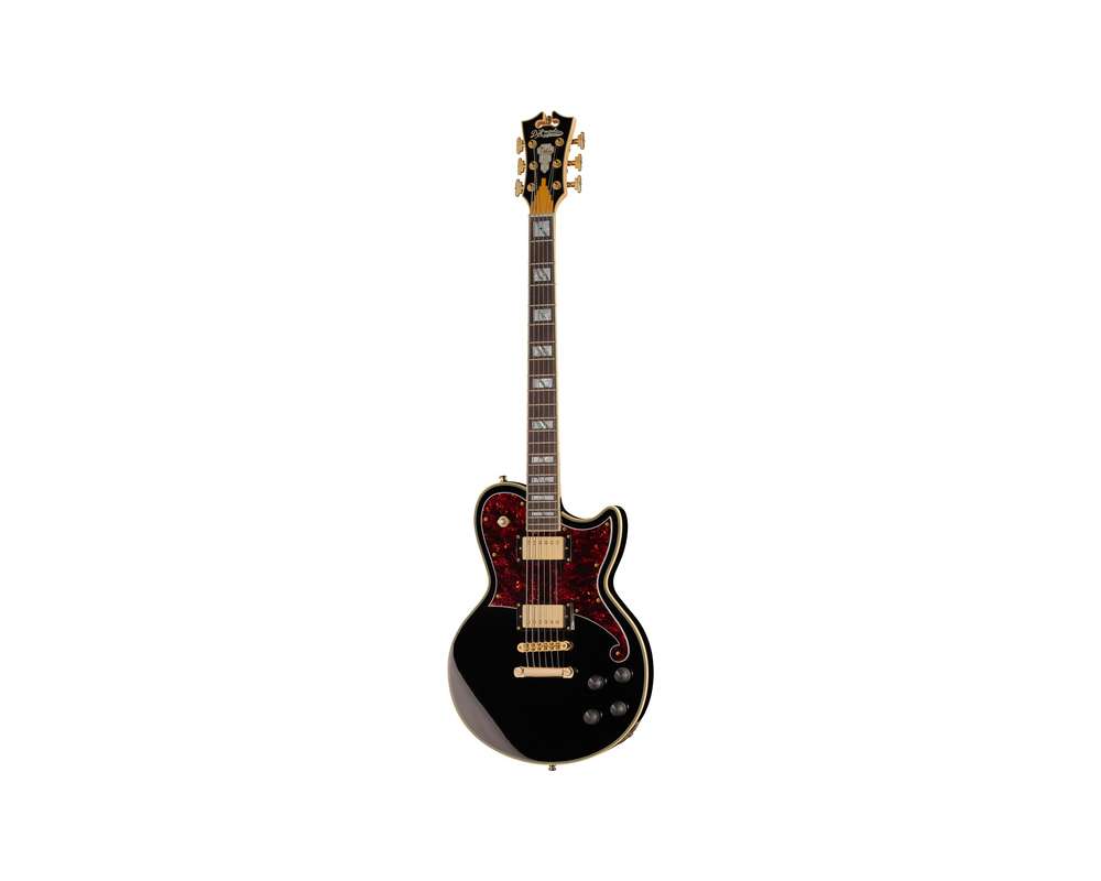 DAngelico DLX Atlantic Bariton Solid BLK