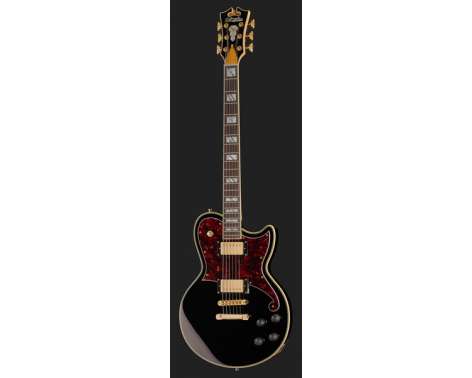 DAngelico DLX Atlantic Bariton Solid BLK