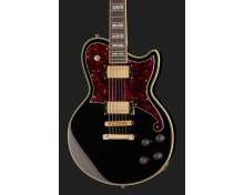 DAngelico DLX Atlantic Bariton Solid BLK