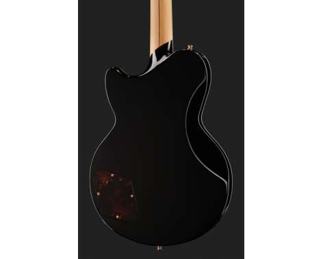 DAngelico DLX Atlantic Bariton Solid BLK