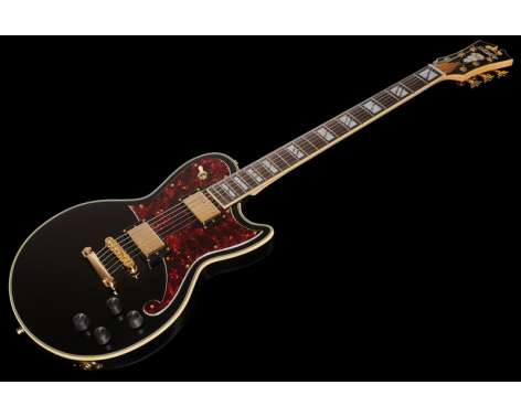 DAngelico DLX Atlantic Bariton Solid BLK