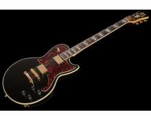 DAngelico DLX Atlantic Bariton Solid BLK