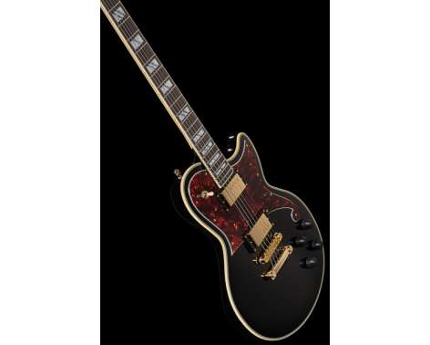 DAngelico DLX Atlantic Bariton Solid BLK