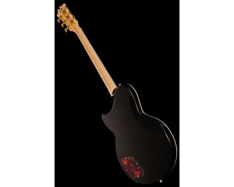 DAngelico DLX Atlantic Bariton Solid BLK