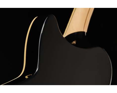 DAngelico DLX Atlantic Bariton Solid BLK